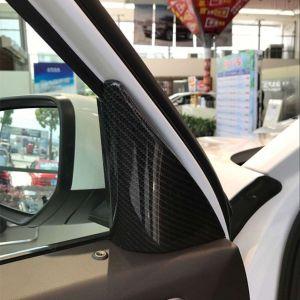 Накладки на углы передних дверей в салоне Carbon Style для Volkswagen Teramont Atlas 2018-